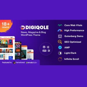 Digiqole - News Magazine WordPress Theme
